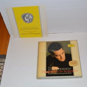 Beethoven 9 Symphonien Herbert Von Karajan Berliner Philharmoniker records/vinyl